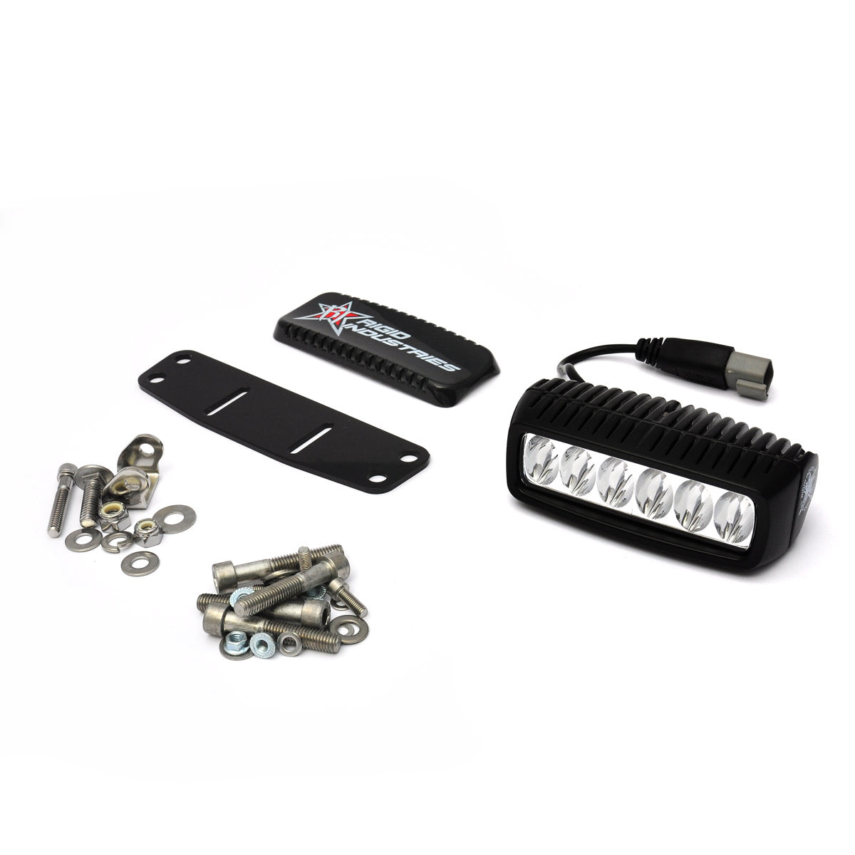 Square Ruckus Light Rigid Honda Ruckus Headlight Kit - Q2 6-LED Light – Steady Garage