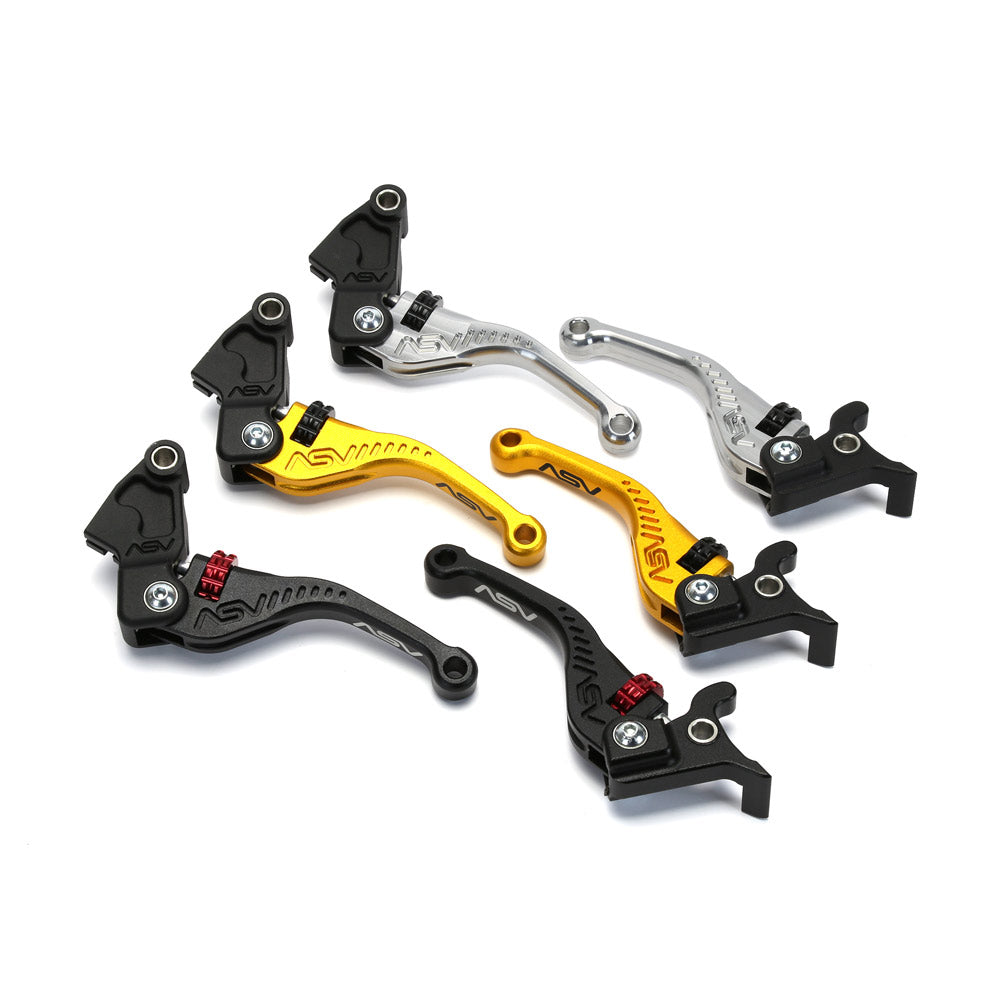 ASV C5 Shorty Brake / Clutch Lever Kawasaki Z125 Pro Ninja 250/300