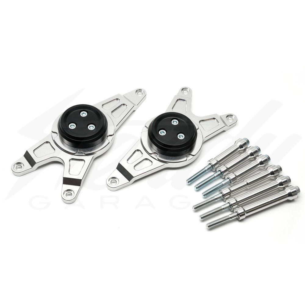 Kitaco Engine Slider Case Protector Kit FLAT VERSION - Honda MC41 Kitaco Engine Slider Case Protector Kit FLAT VERSION - Honda MC41