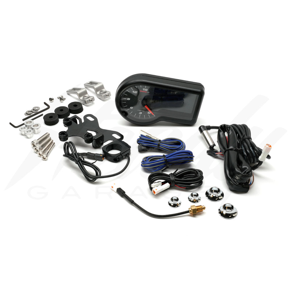 KOSO RX-3 TFT UNIVERSAL MULTI-FUNCTION METER GAUGE – Steady Garage