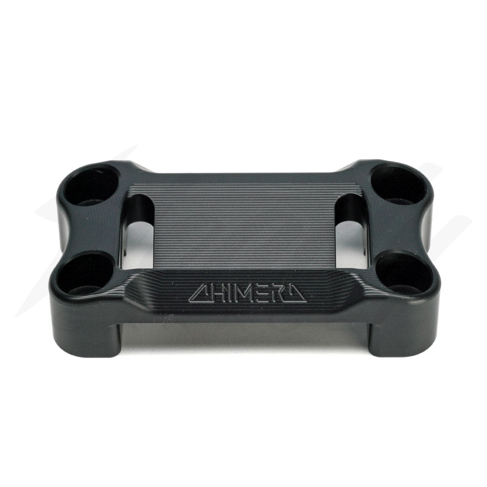 Chimera Handlebar Top Clamp Angled Gauge Mount - (ALL YEARS) Honda Grom Monkey Trail 125