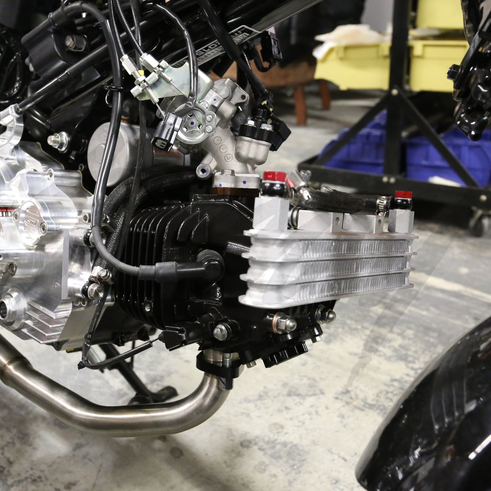 Kitaco Oil Cooler Kit Honda Grom 125 Steady Garage