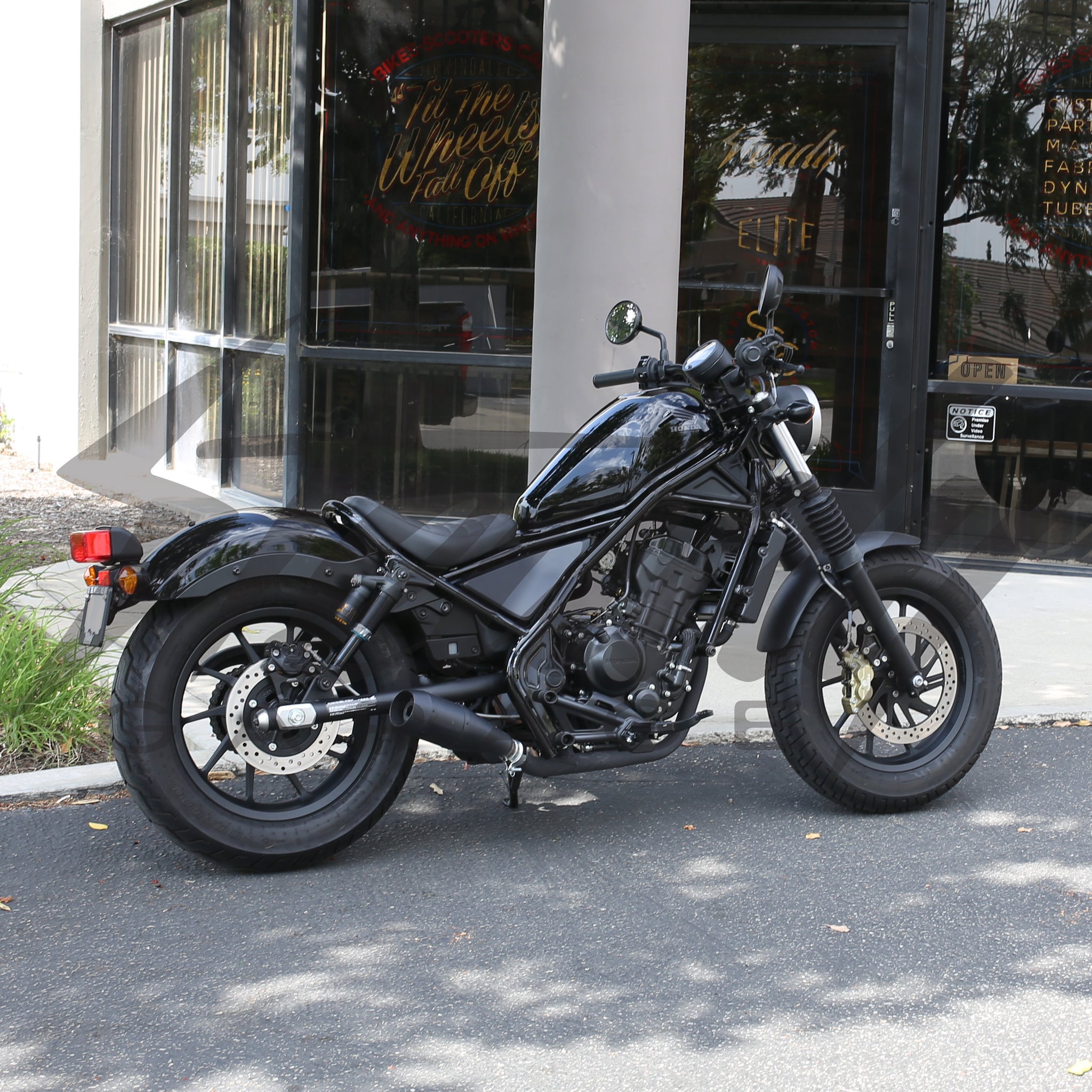 Mad Max Custom Black Rubber Fork Boot 20172020 Honda Rebel 300/500