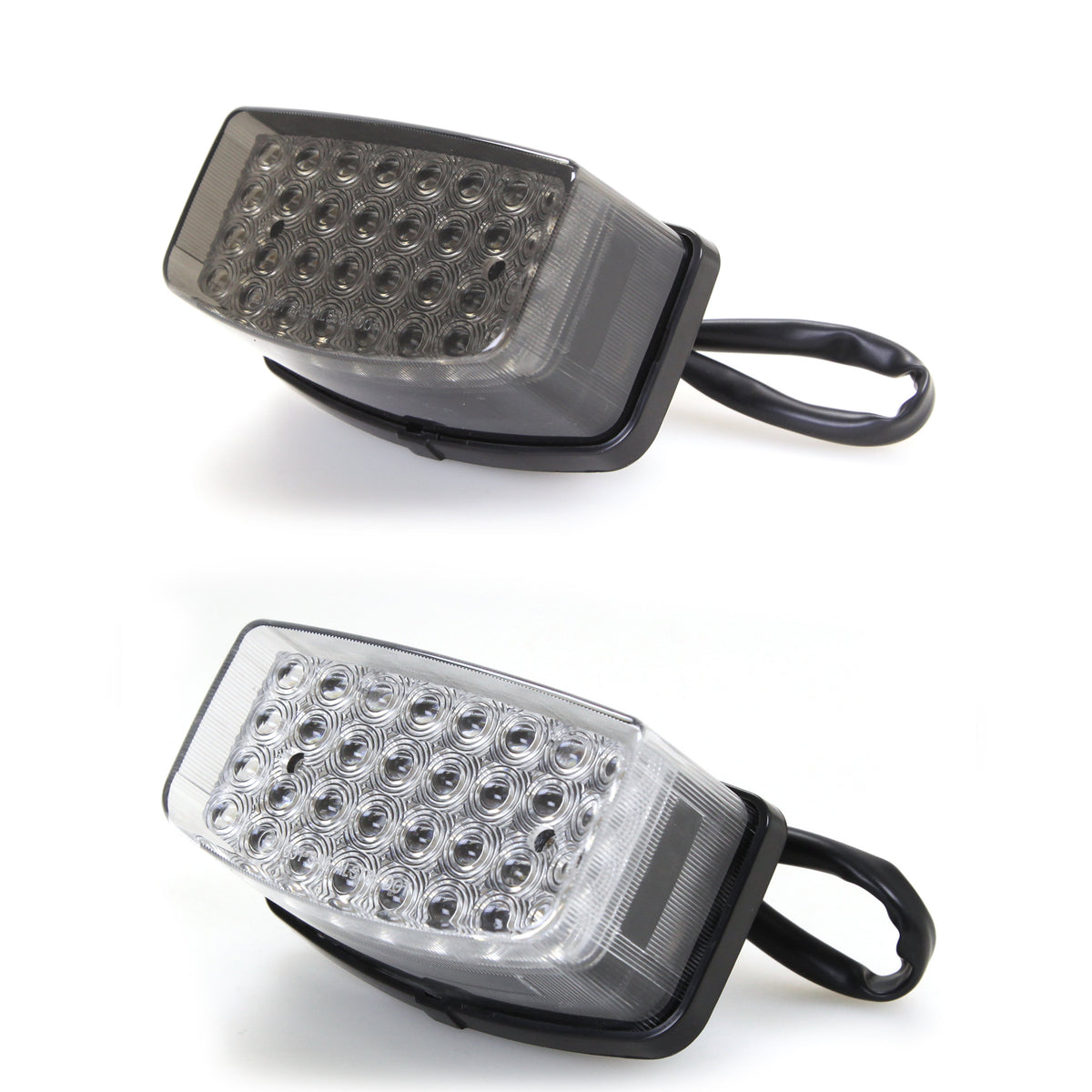 Square Ruckus Light Honda Ruckus NPS50 Sequential LED Tail Lights Clear V2 2003 - 2022 ...