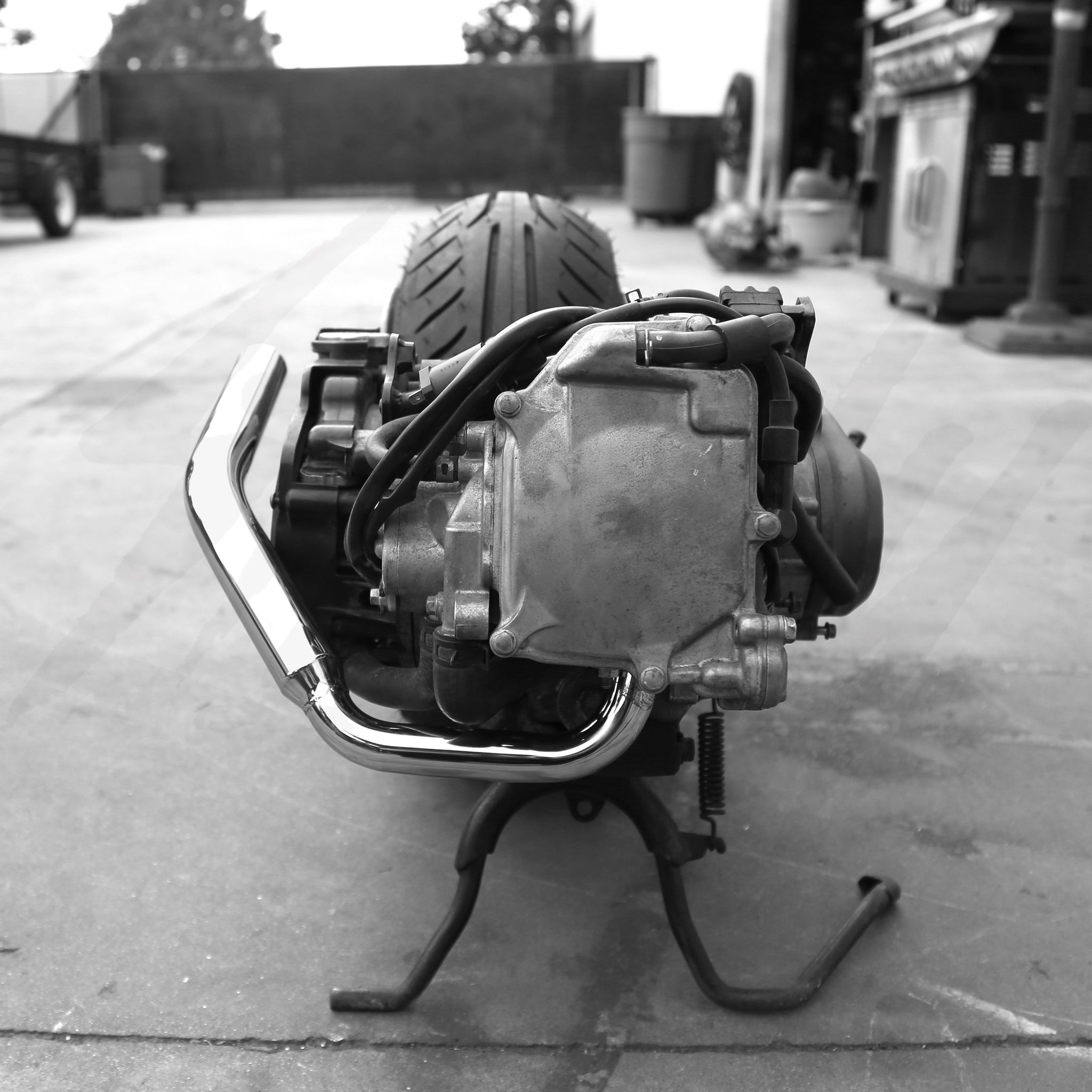 Chimera GET Engine High Rise Stainless Steel Header – Steady Garage