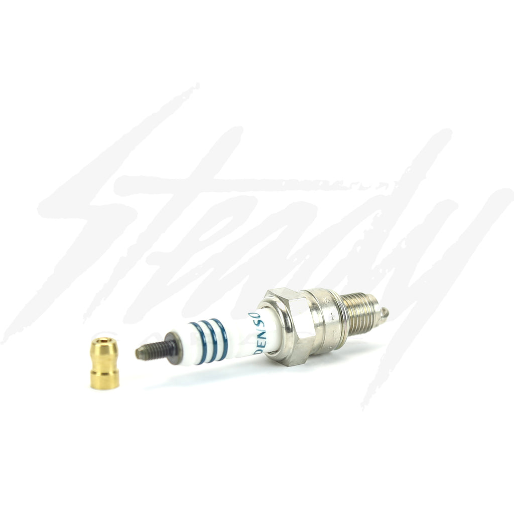 Denso Iridium Power IUF22 Spark Plug for Kawasaki Z125 Pro, Kymco K-pipe