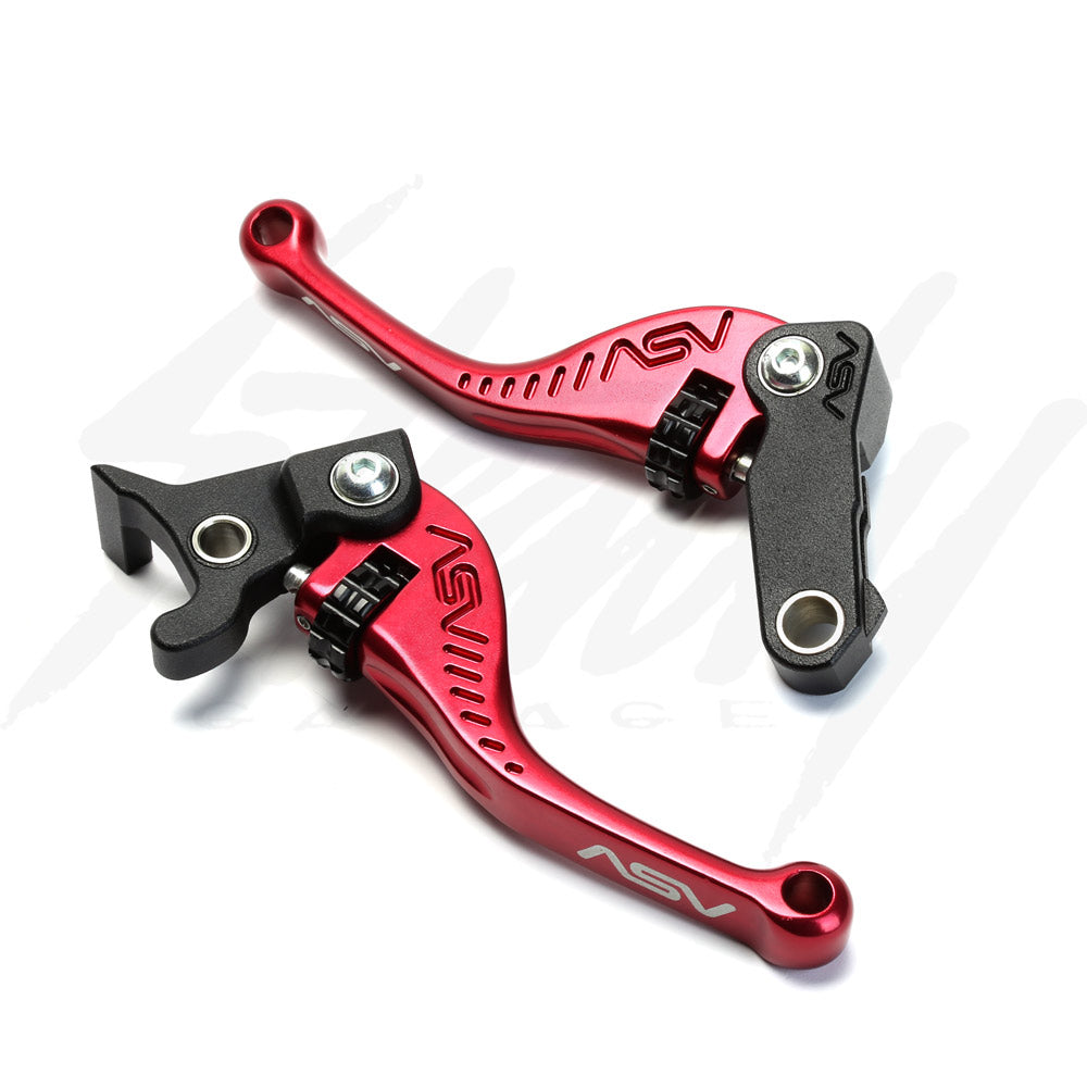 ASV F3 Shorty Brake / Clutch Lever Kawasaki Z125 Pro Ninja 250/300/400