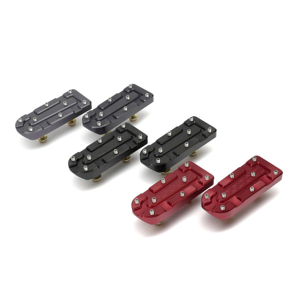 Black Foot Pegs For Honda MSX125 Grom (2014-23) / CB500F (2013-23) / CB300R (2019-23)