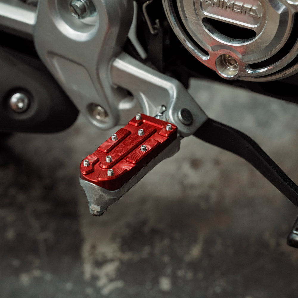 Chimera Foot Pegs MX STYLE 'TOPPERS' Upgraded Main Step Tops - (ALL YEARS) Honda Grom DAX Monkey 125