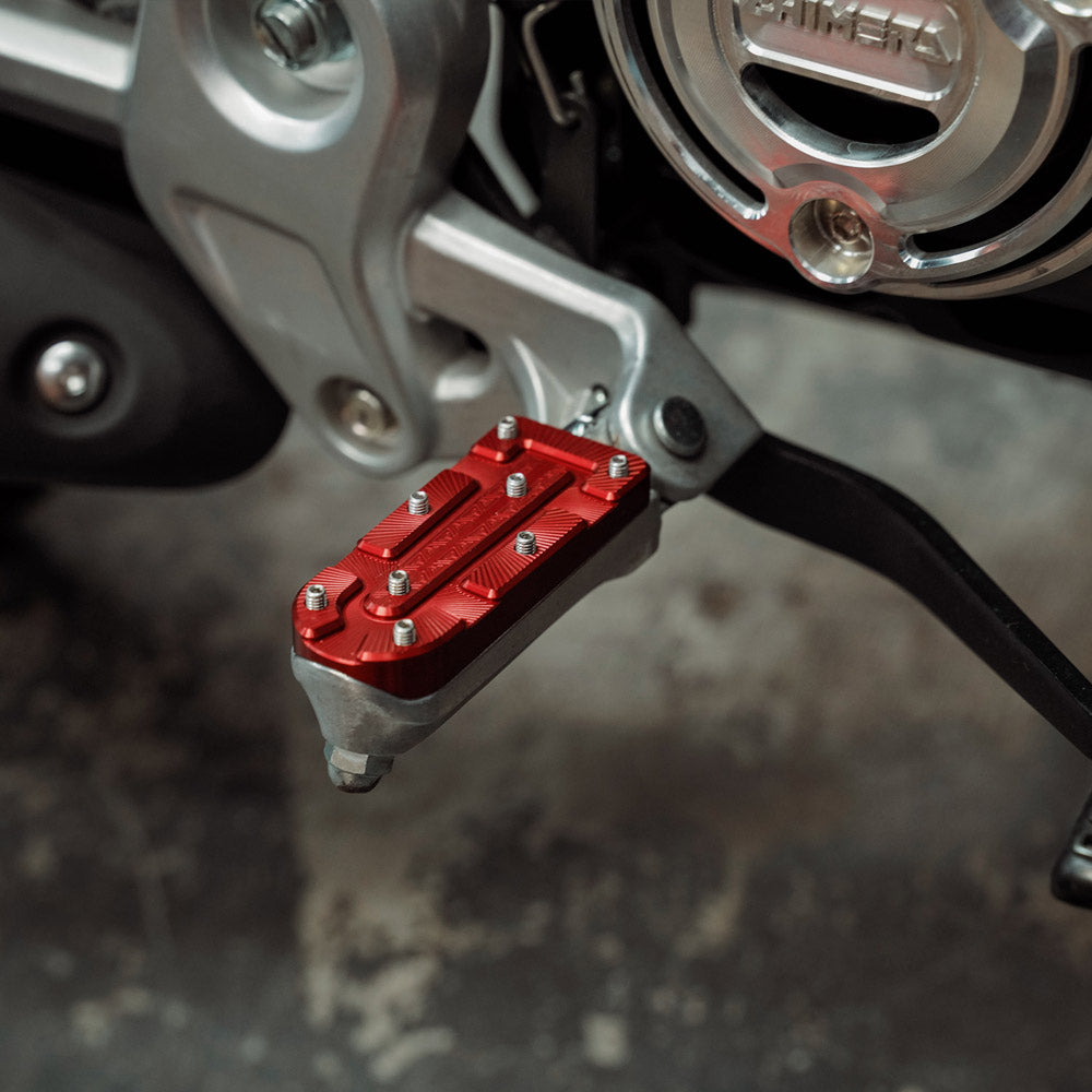 Chimera Foot Pegs MX STYLE 'TOPPERS' Upgraded Main Step Tops - (ALL YEARS) Honda Grom Monkey 125