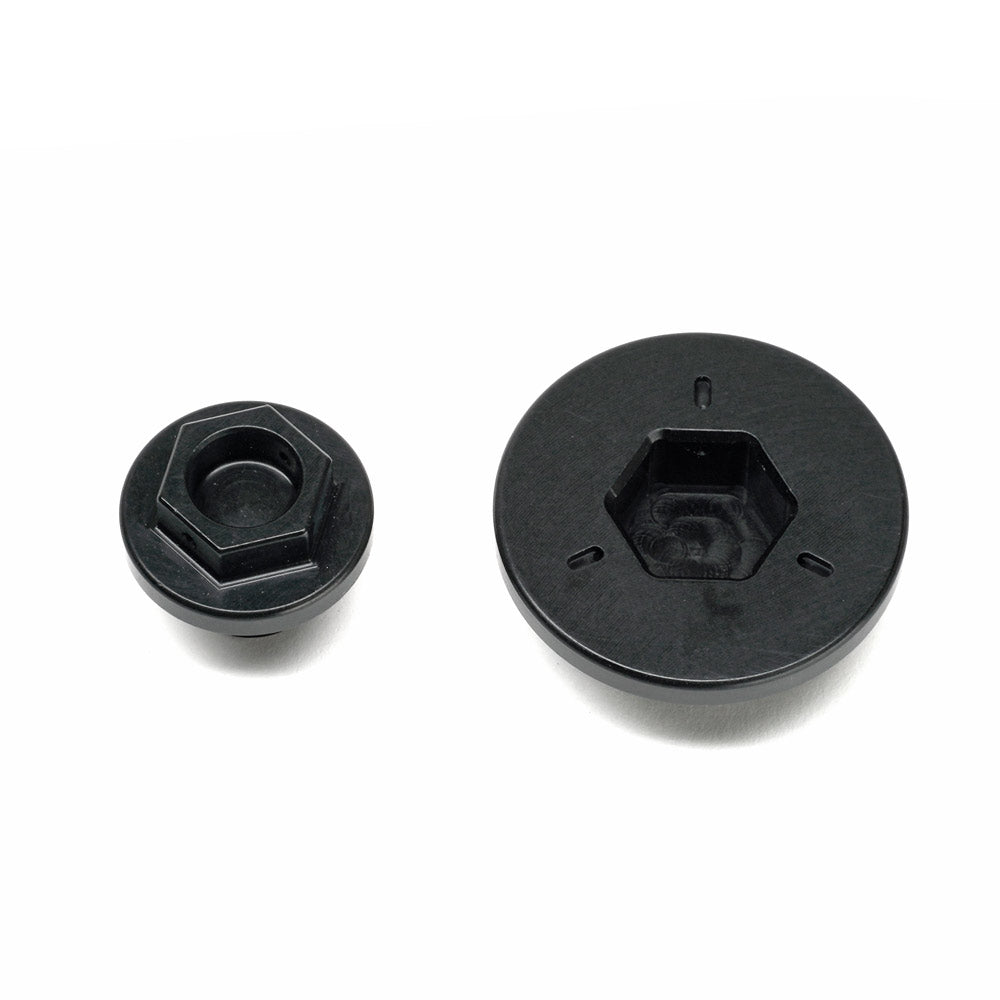 JH Racing Safety Wire Ready Inspection Plugs Set for Stator Cover - Kawasaki Z125 Pro KLX110