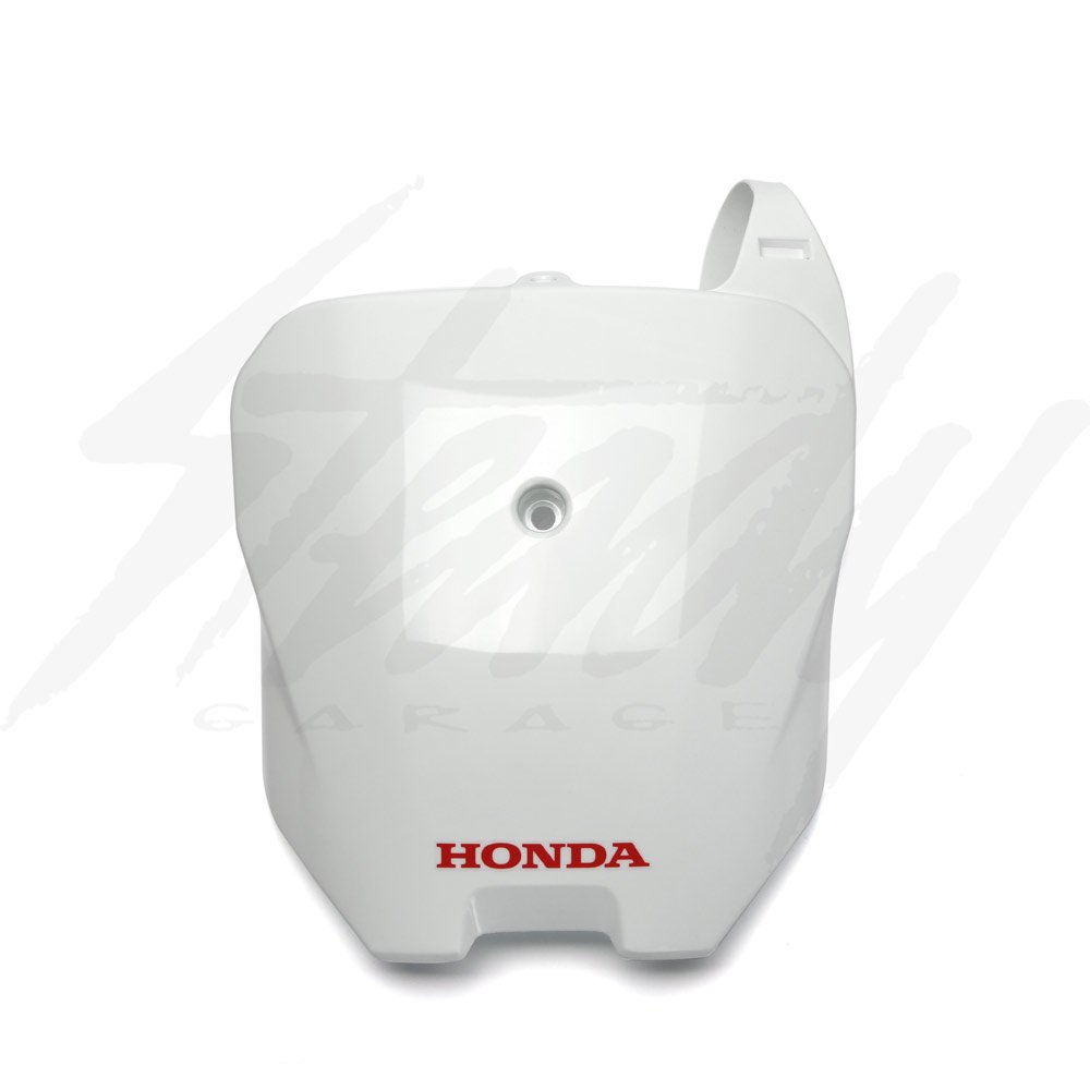 White OEM Honda Racing Front Number Plate Type "B"