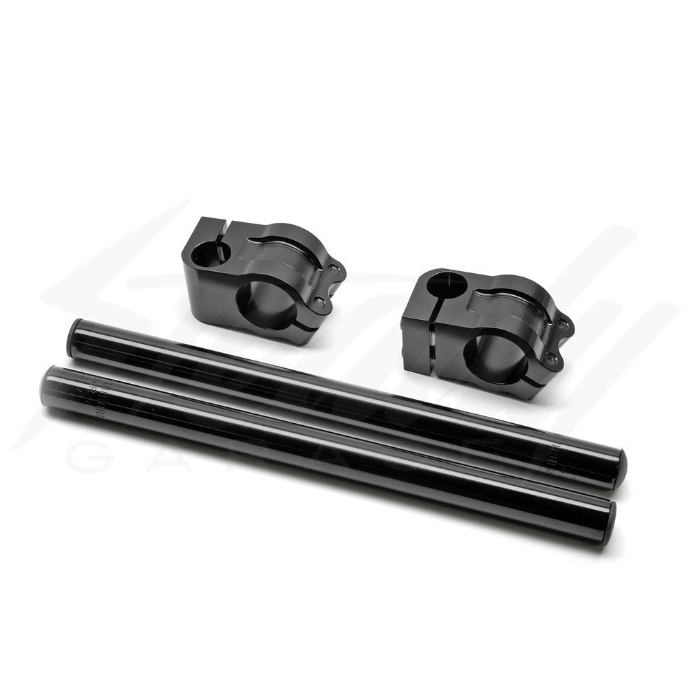 Prima Zero Rise 35mm Clip-On Handlebars (Black, 7/8) – Steady Garage