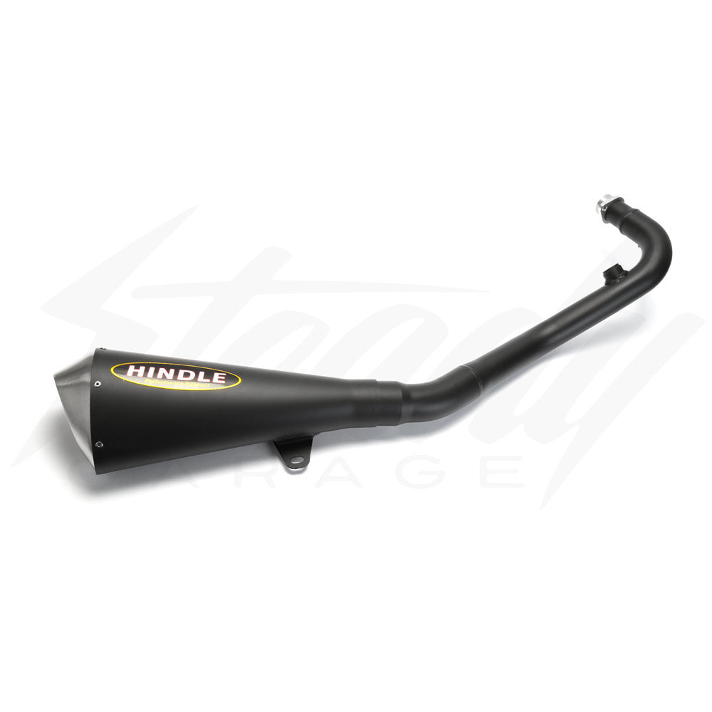 Hindle Black Ceramic EVO Megaphone Full Exhaust System - Kawasaki