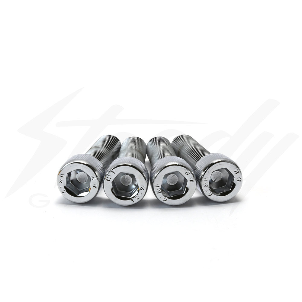 4 Chrome Main Frame Allen Bolt Set - Honda Ruckus – Steady Garage
