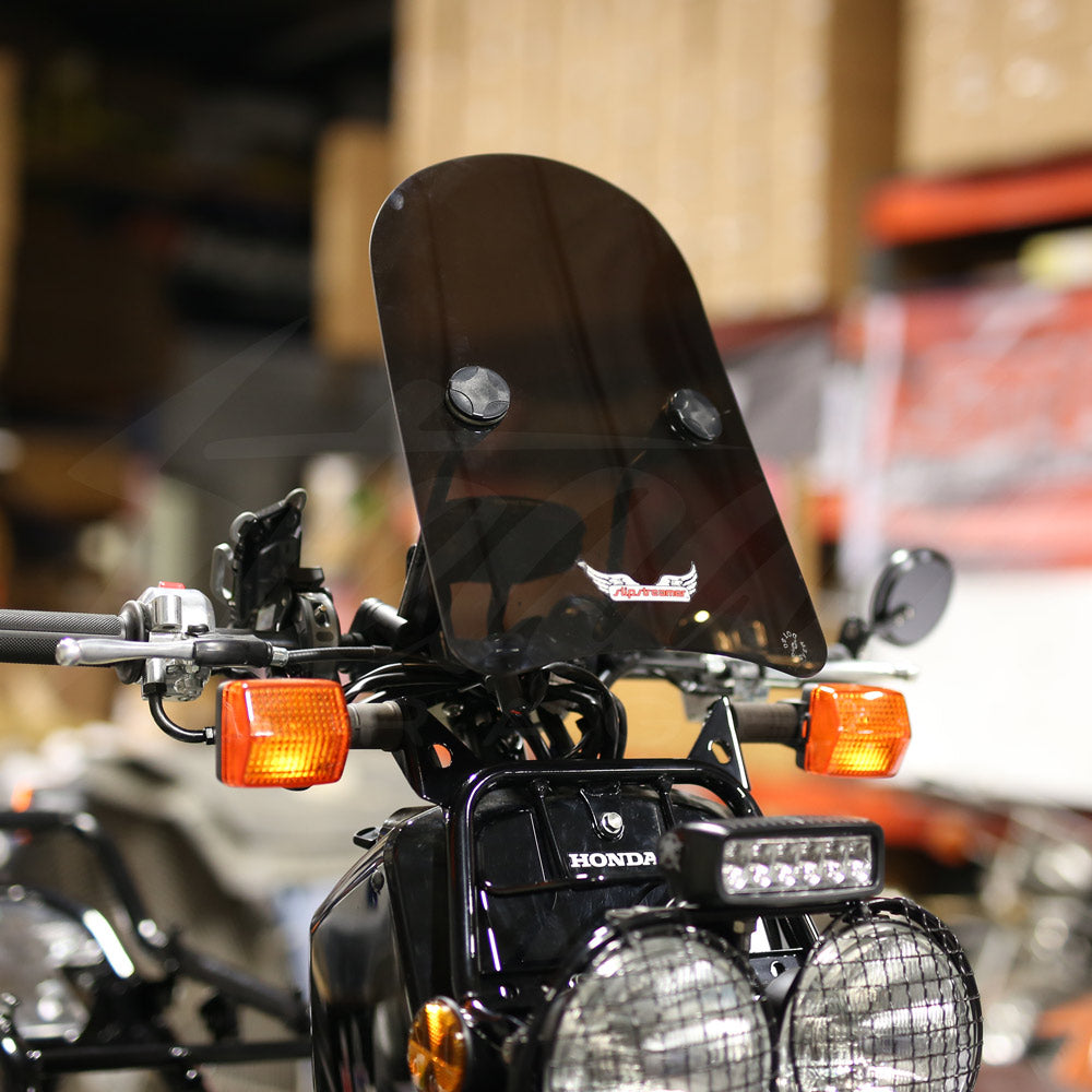 Slipstreamer Tombstone Windshield - Honda Ruckus Metropolitan Zuma 125