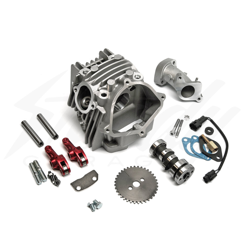 TB 143,165, & 178cc Race Head V2 and Intake Upgrade Kit - Kawasaki Z125 Pro