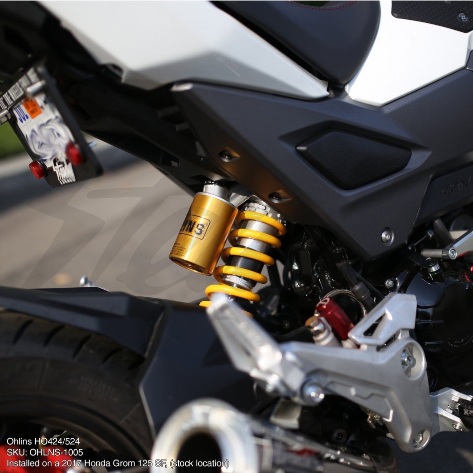 Ohlins STX S36 Adjustable Piggyback Rear Shock Honda Grom 125