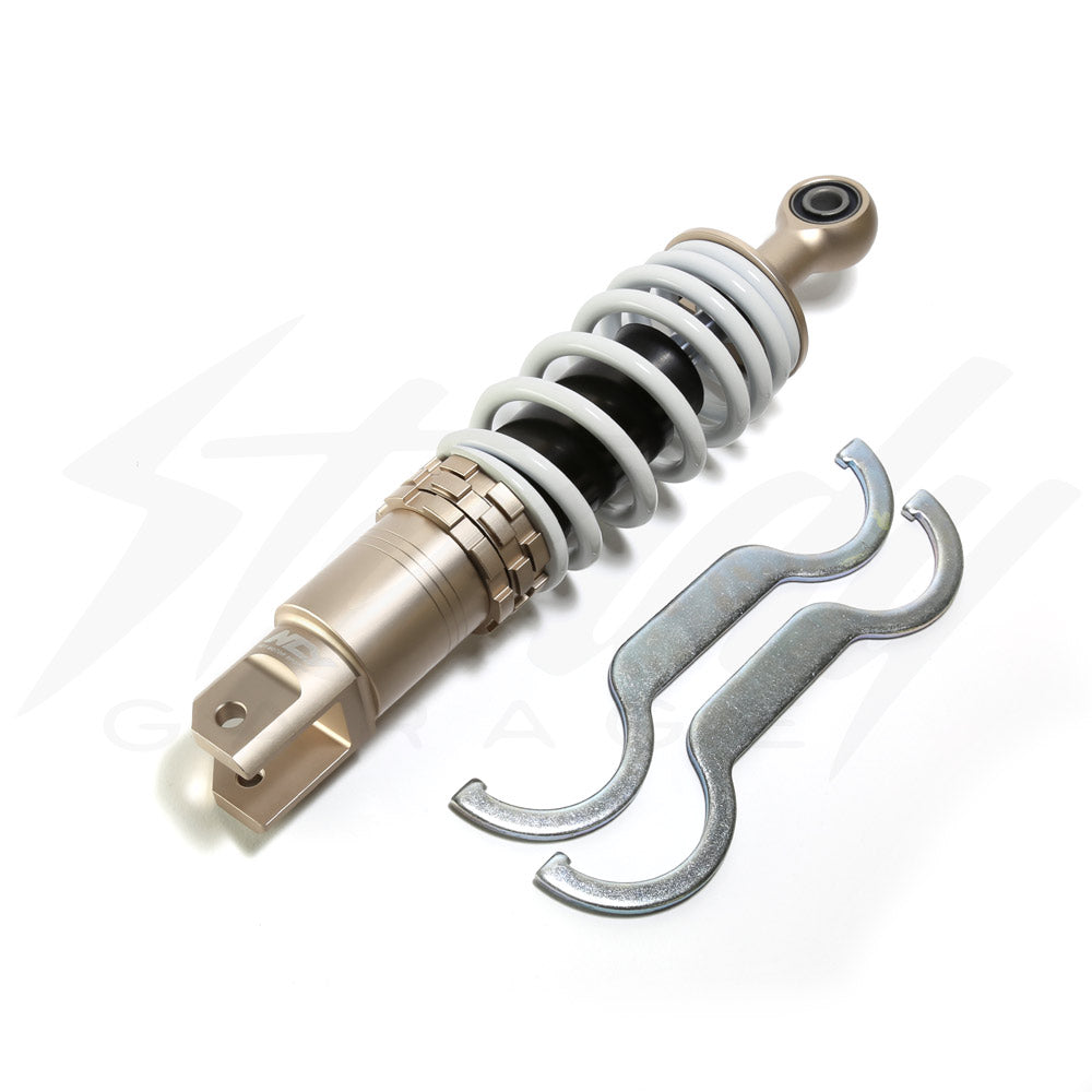 NCY Honda Ruckus 265mm Coilover Rear Shock Adjustable -white – Steady ...