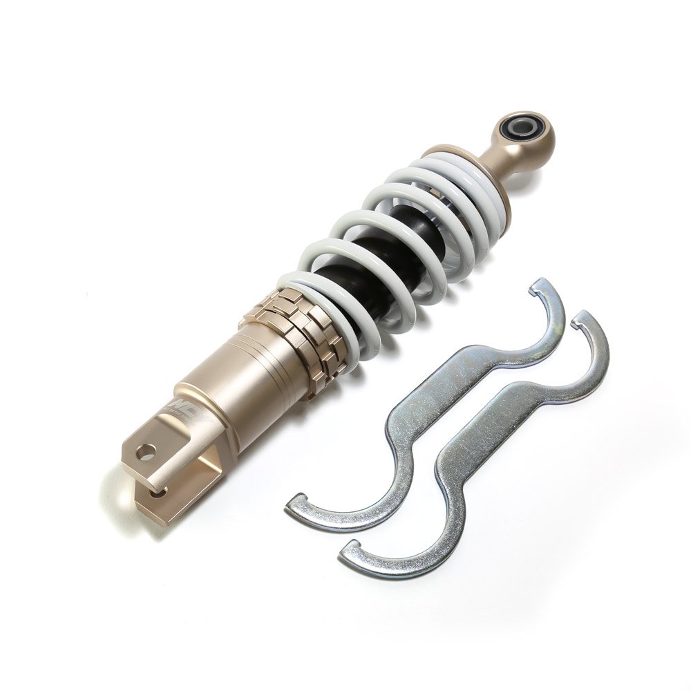 NCY Honda Ruckus 265mm Coilover Rear Shock Adjustable -white