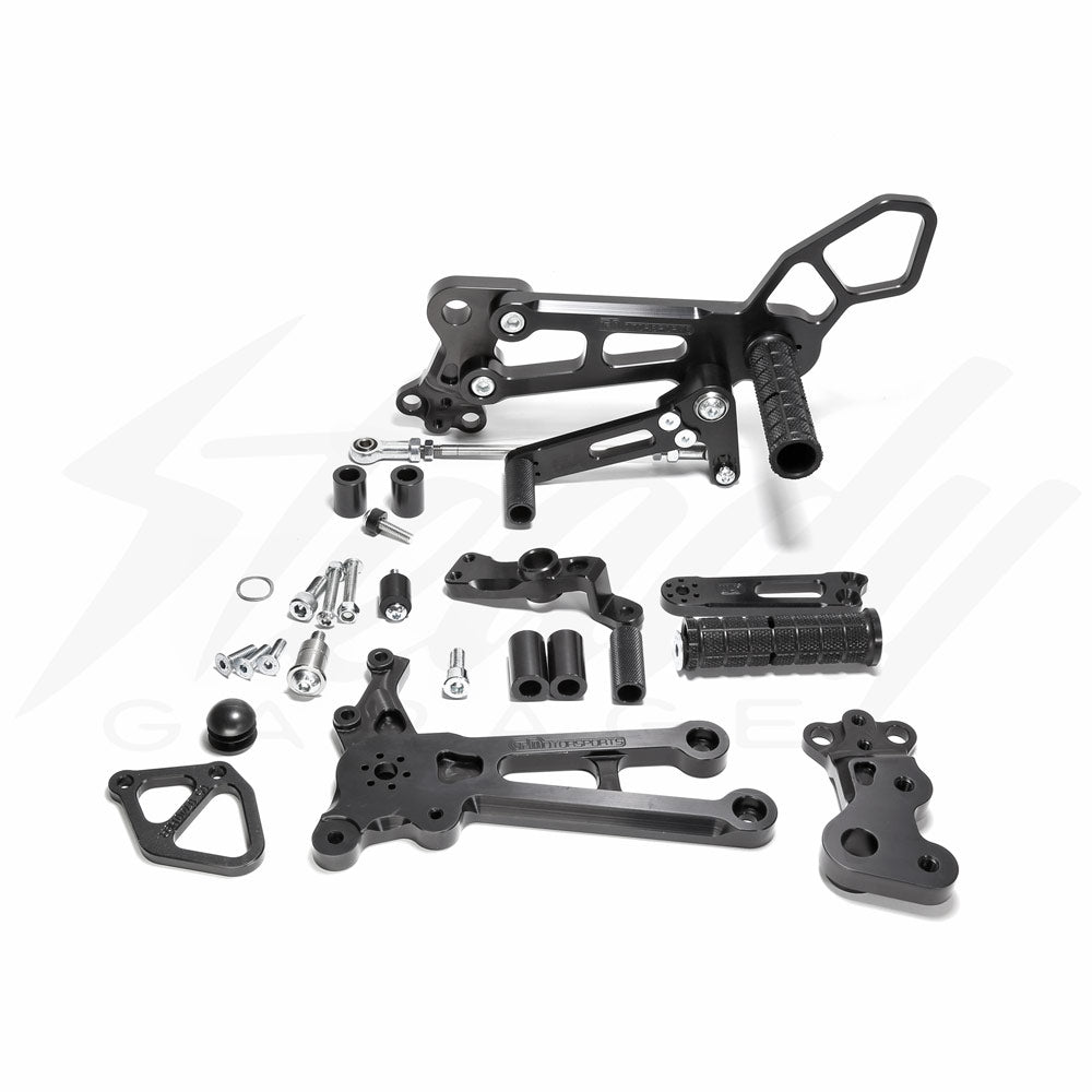 Woodcraft KTM RC390 Rear Set Kit Complete 2014-2017