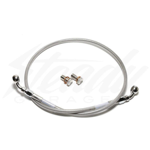 Stainless Steel Braided Front Brake Line - Yamaha SR400