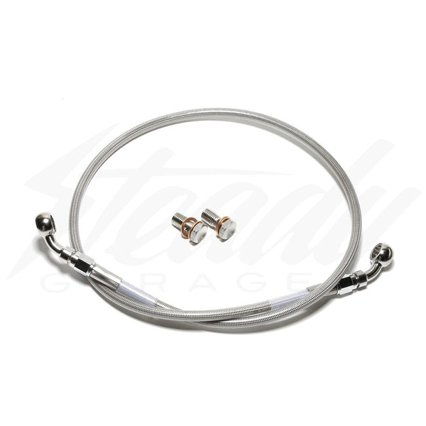 Russell Stainless Steel Braided Front Brake Line - Yamaha SR400