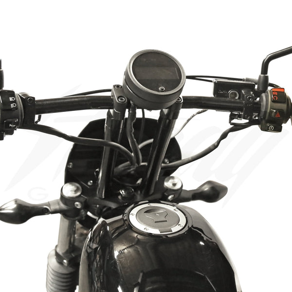 Chimera Engineering Black Handlebar Riser for 2017 Honda Rebel 300/500