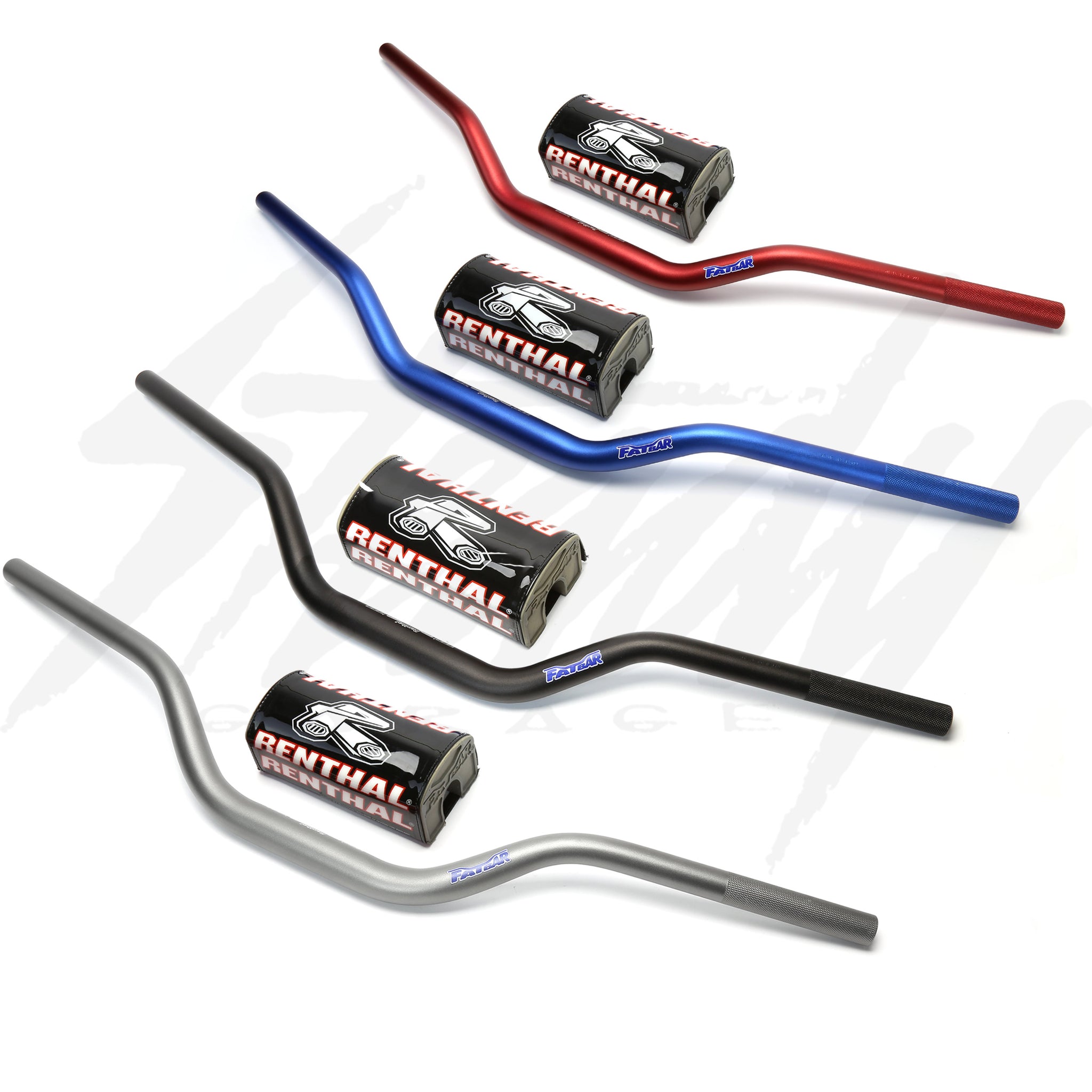 Renthal Fatbar Handlebar Reed Windham - Blue main image 0