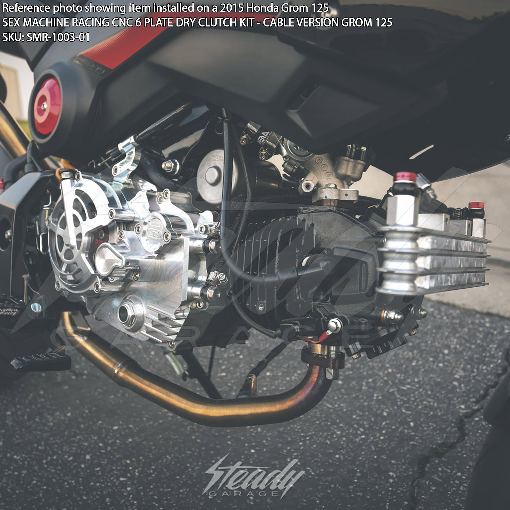 Sex Machine Racing CNC 6 Plate Dry Clutch Kit Cable Version Honda