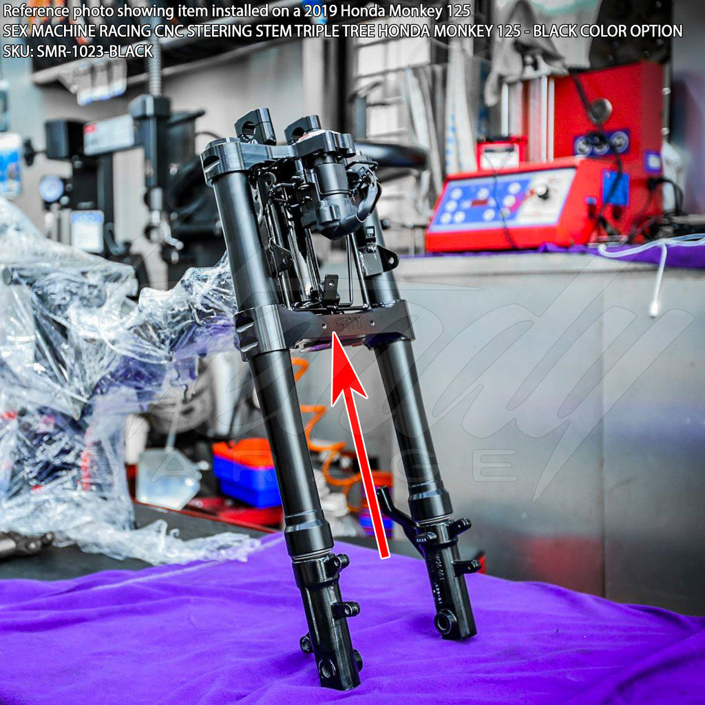 SMR FACTORY CNC Steering Stem Triple Tree Honda Monkey 125