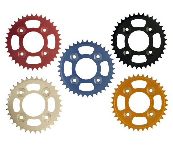 PBI Sprockets Aluminum Honda Grom 125 Rear Silver Sprocket - 428 Chain