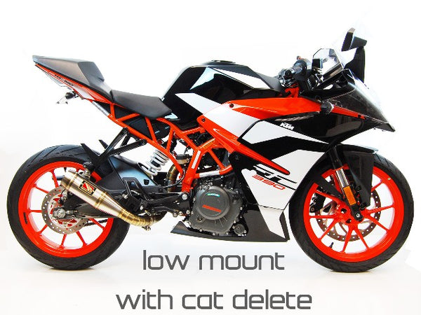 Competition Werkes GP Low Mount Slip On Exhaust - KTM RC390 Duke 390 (2017-2020)